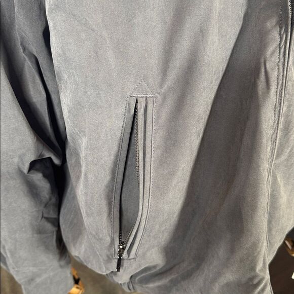 London Fog Men's Iron Gray Lightweight Zip Front Golf Jacket Size L NEW - Picture 6 of 16